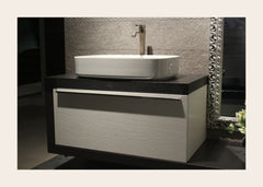 30" Wall-Mounted Single Bathroom Vanity With Vessel Sink